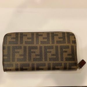 Fendi Zucca Zippy Wallet
